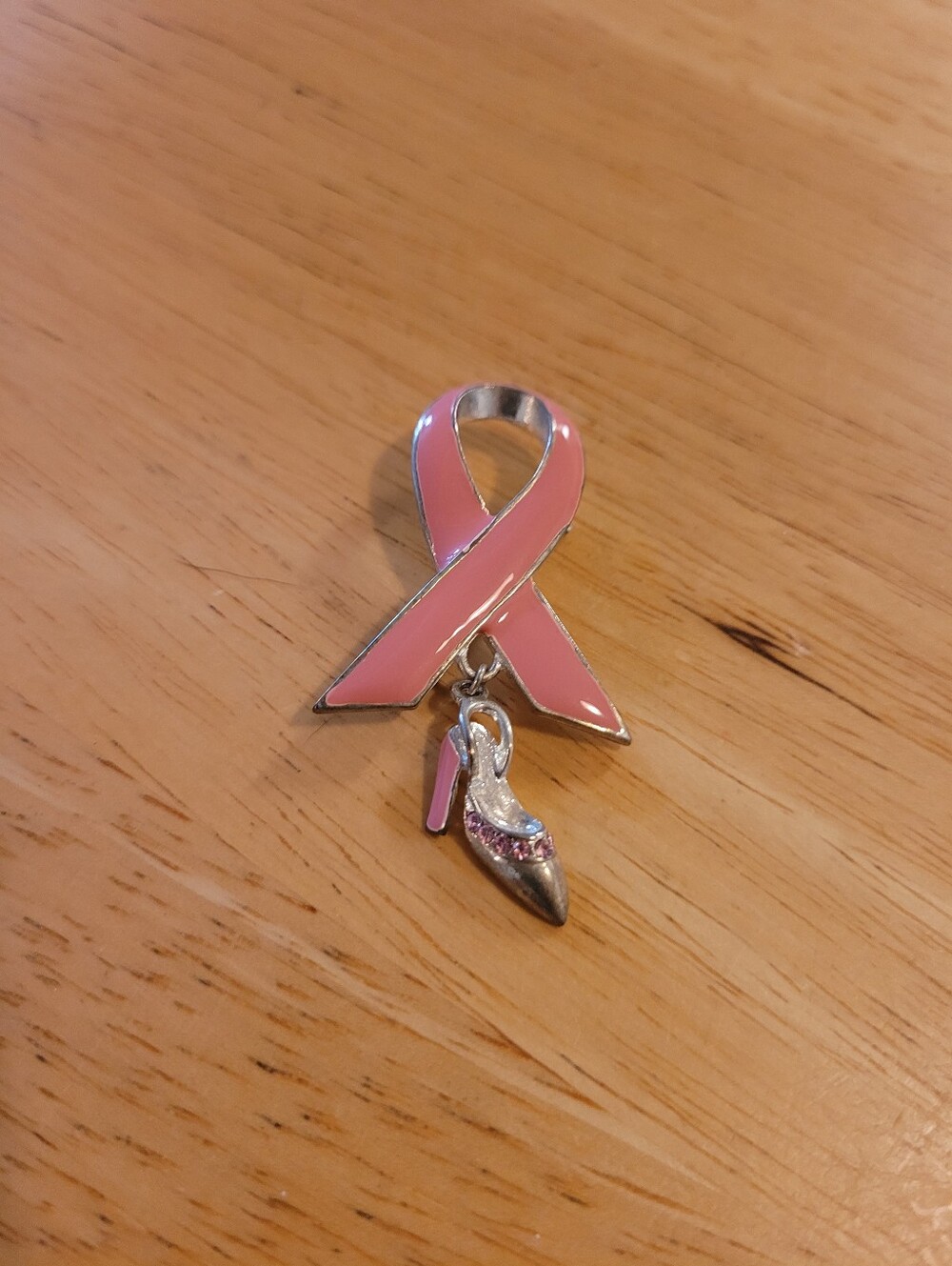 Vintage 2004 Pink Breast Cancer Awareness Brooch